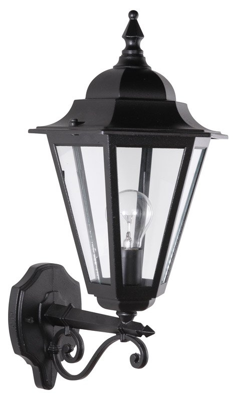 Franssen Muurlamp klassiek Teccia Up 50cm zwart - 180-10