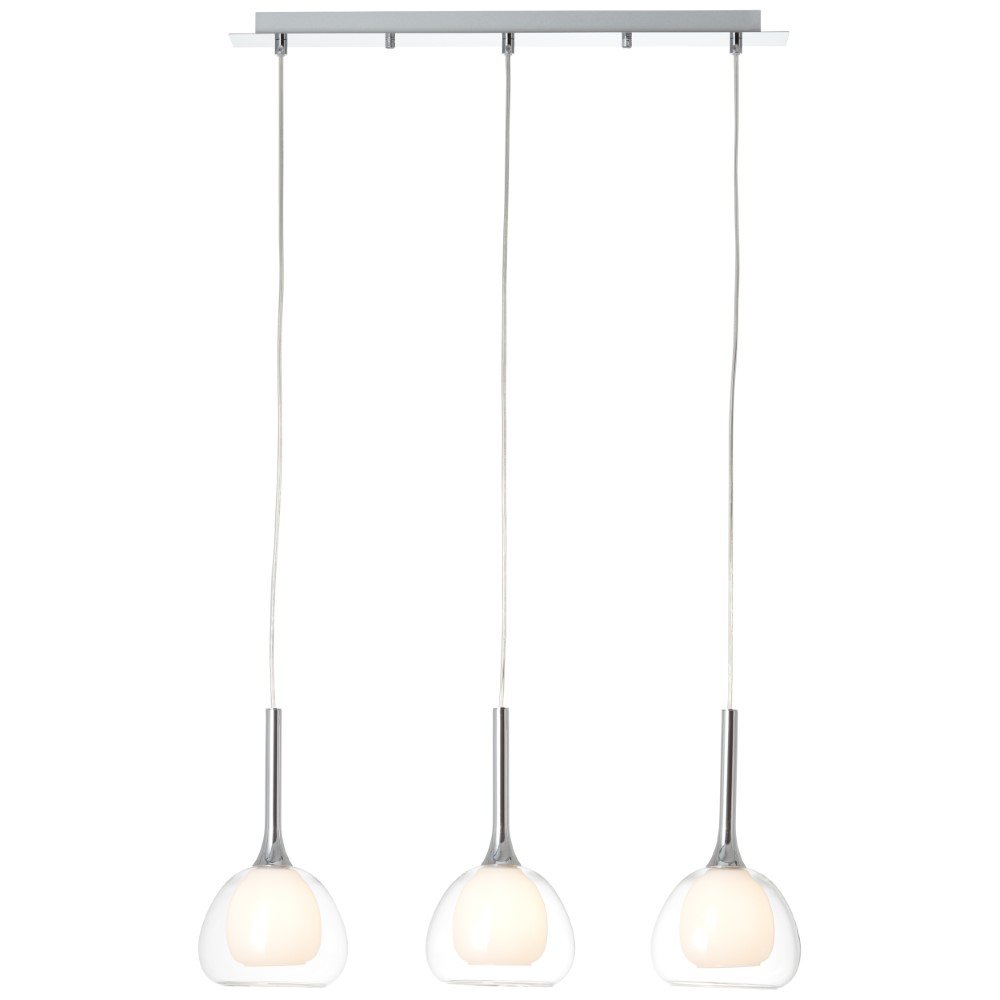 Brilliant Eetkamer hanglampHadan chroom met helder glas - 85573/15