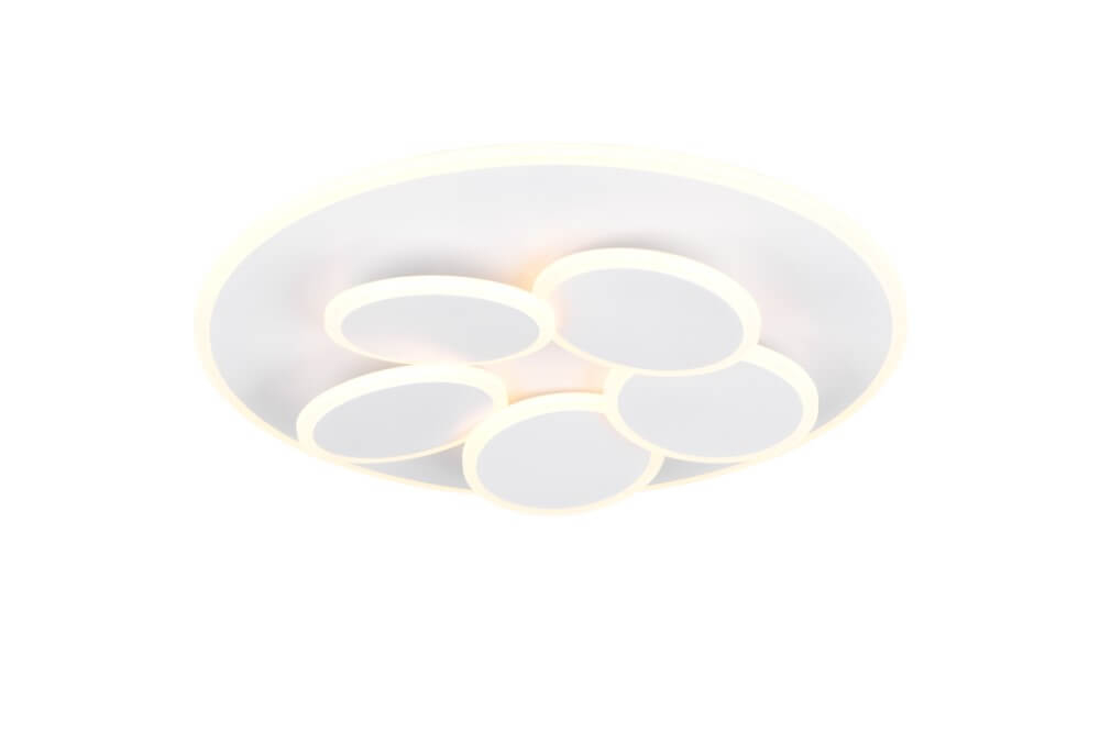 Trio Moderne plafondlampMandala wit Ø 48cm - 653210631