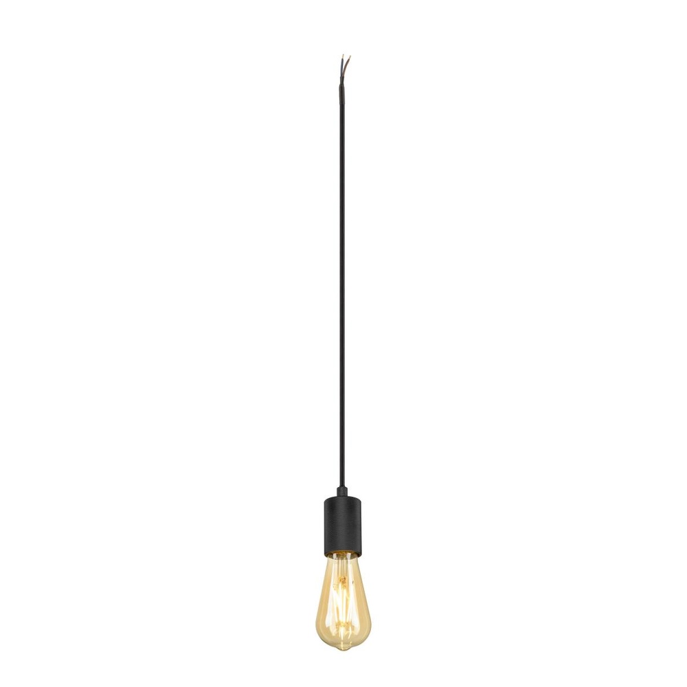 SLV HanglampFitu aluminium zwart - 1010420