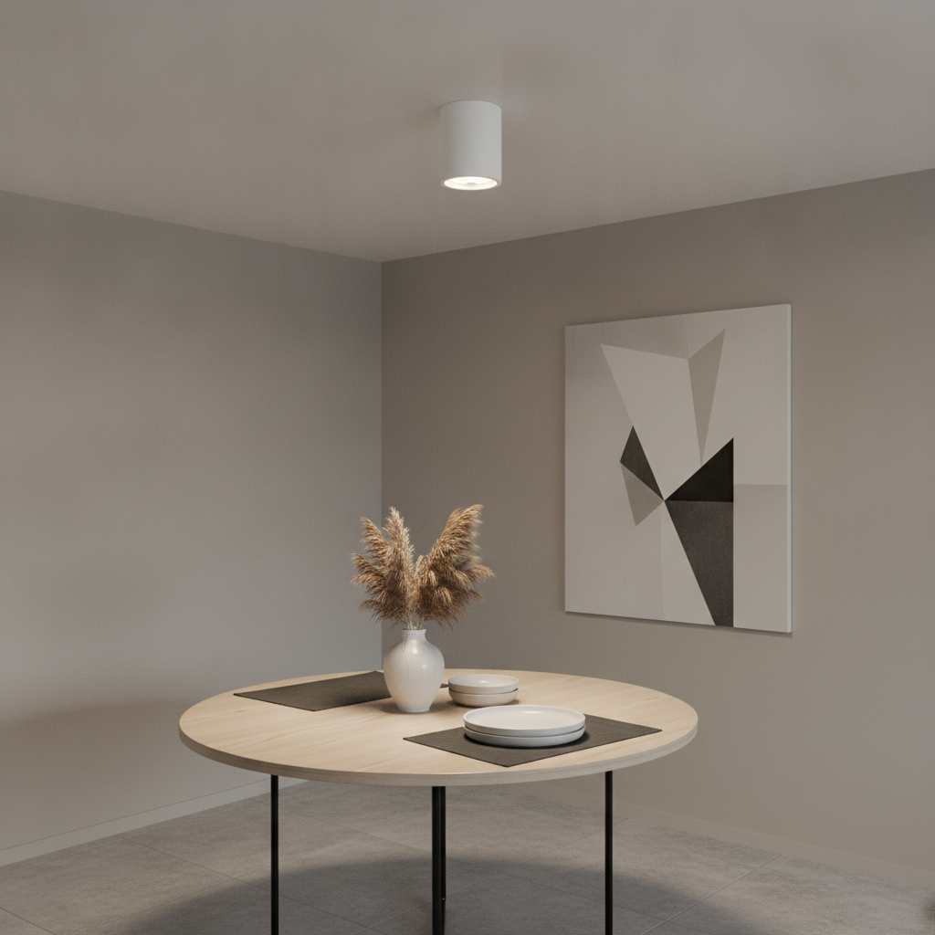 Artdelight Overschilderbare plafondlampToulouse glad - PL 4064 WI