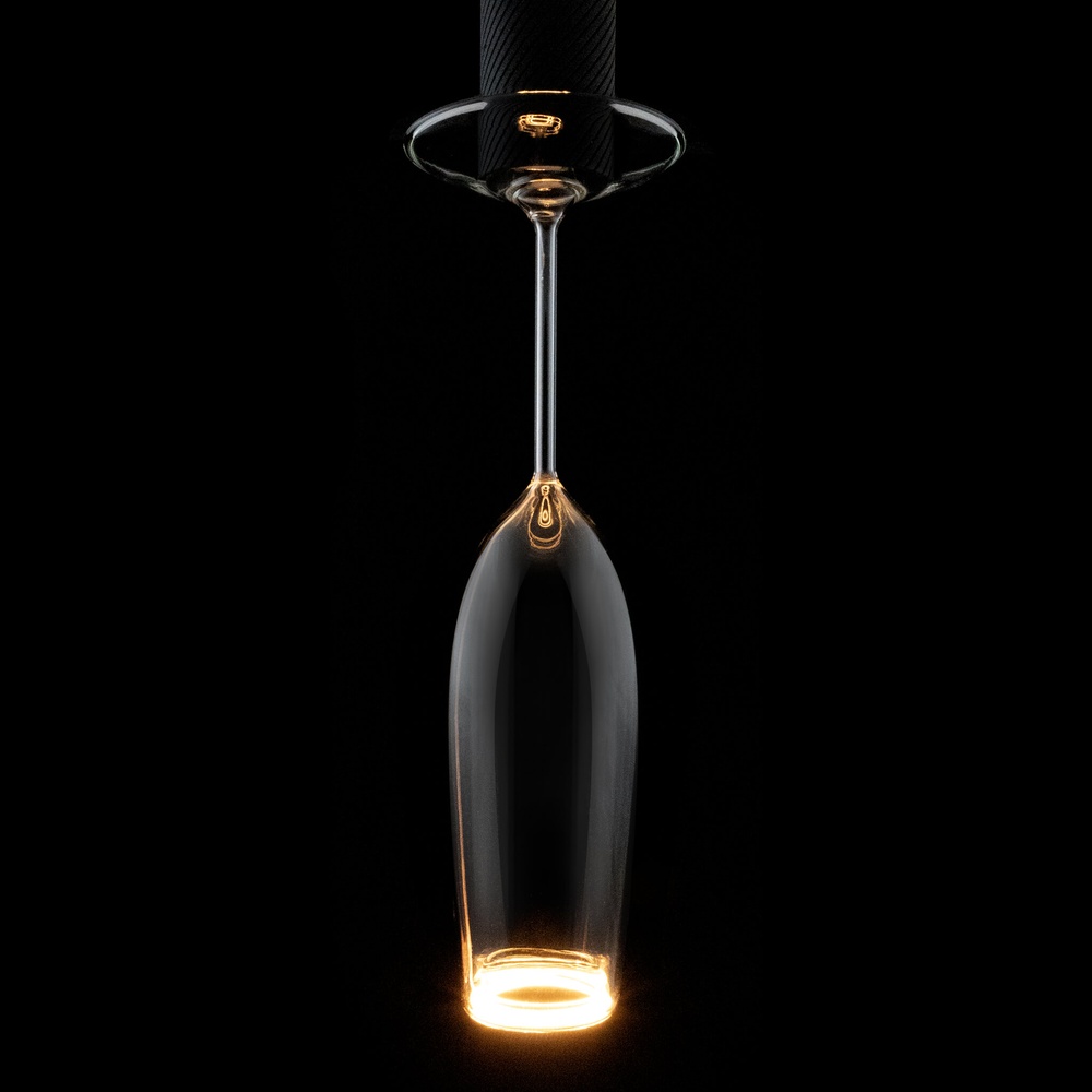 Segula Champagneglas lichtbronFloating helder - 4W - E27 - 400lm - 2200K - Ø 8cm - SG-55461
