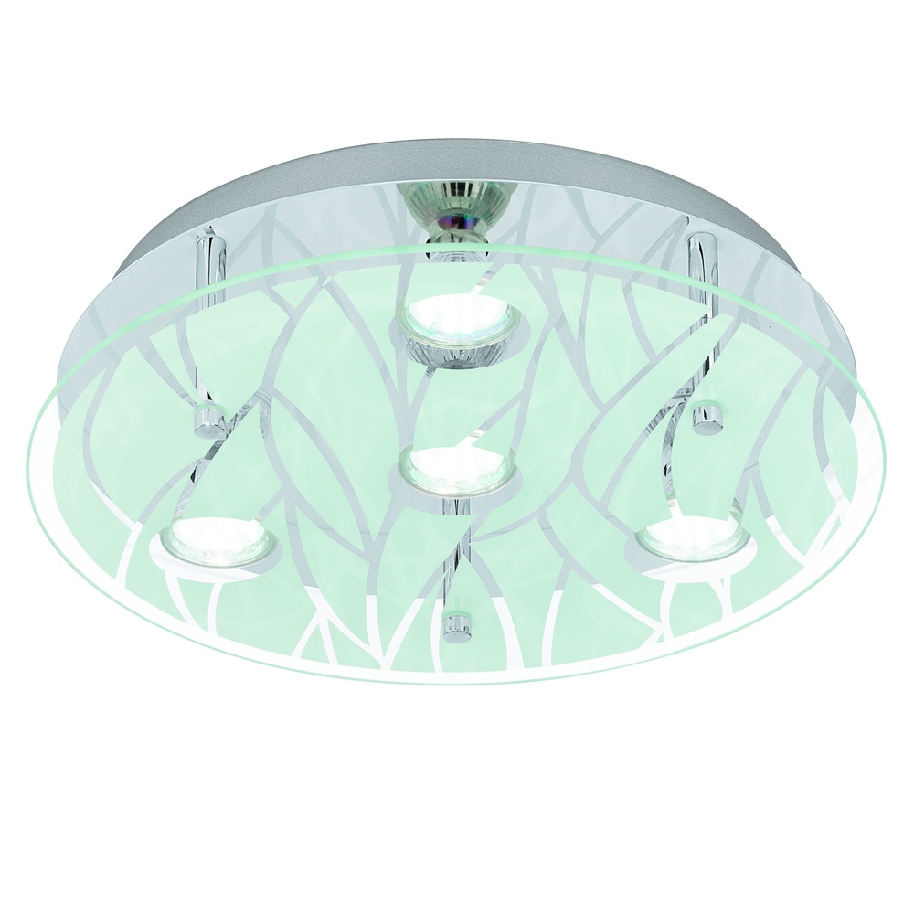 Eglo Ronde plafondlamp Farella chroom - 13673
