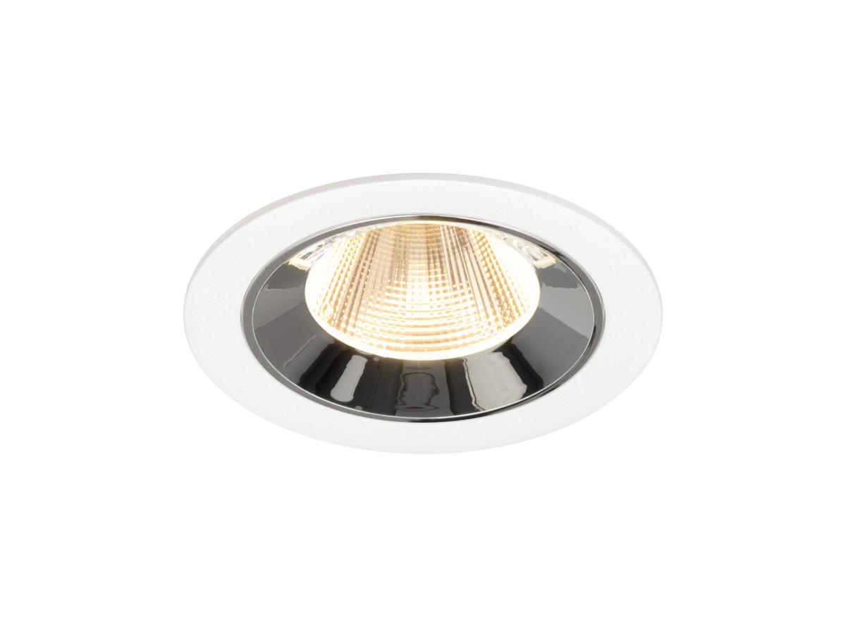 SLV InbouwspotNuminos M wit/chroom 2700K - 20gr - 1009606