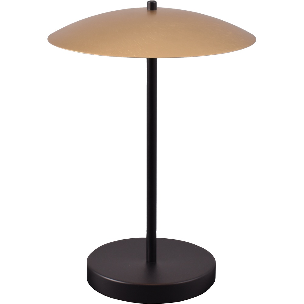 Masterlight Tafellamp Scala zwart met goud Ø 25cm - 2-5-4191