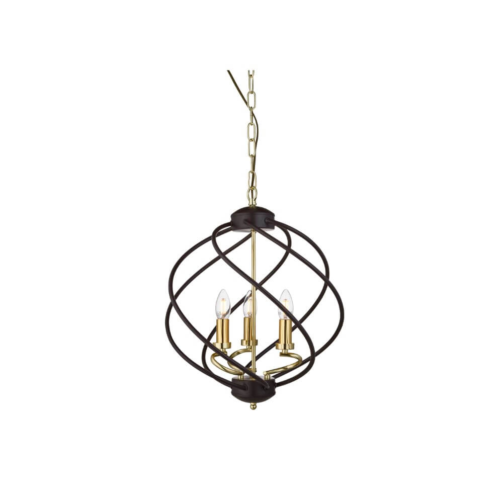 Searchlight Design hanglampFlow Ø 42cm - 1803-3BK