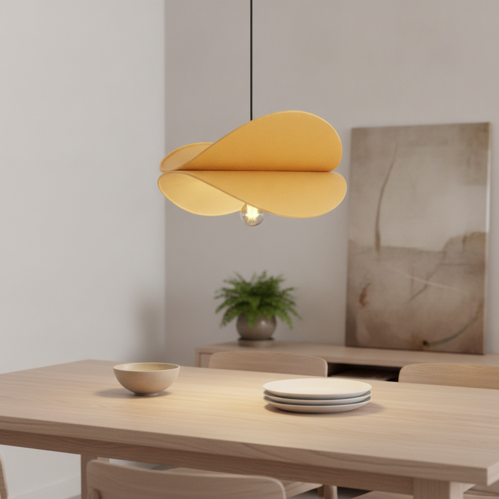 Lyora Moderne hanglampLuve zwart met geel - 9061120
