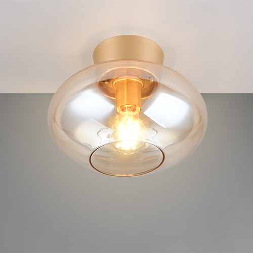 Trio PlafondlampSidera amber Ø 26cm - R66831013