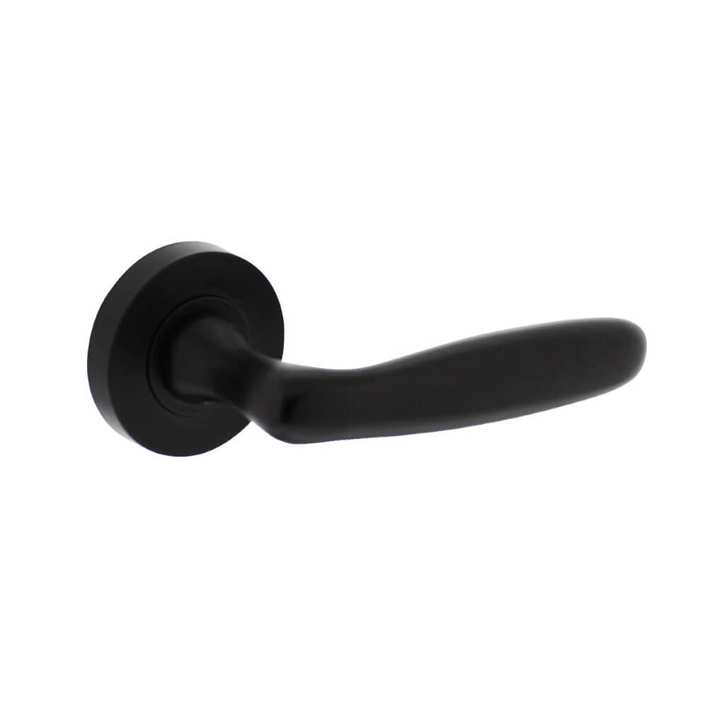 Intersteel DeurklinkBjorn op rozet zwart - 0023.169202