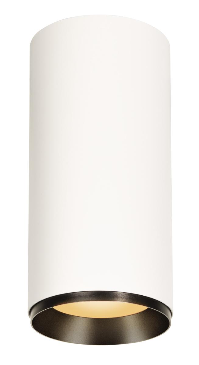 SLV OpbouwspotNuminos XL Dali cilinder wit/zwart 2700K - 60gr - 1005764