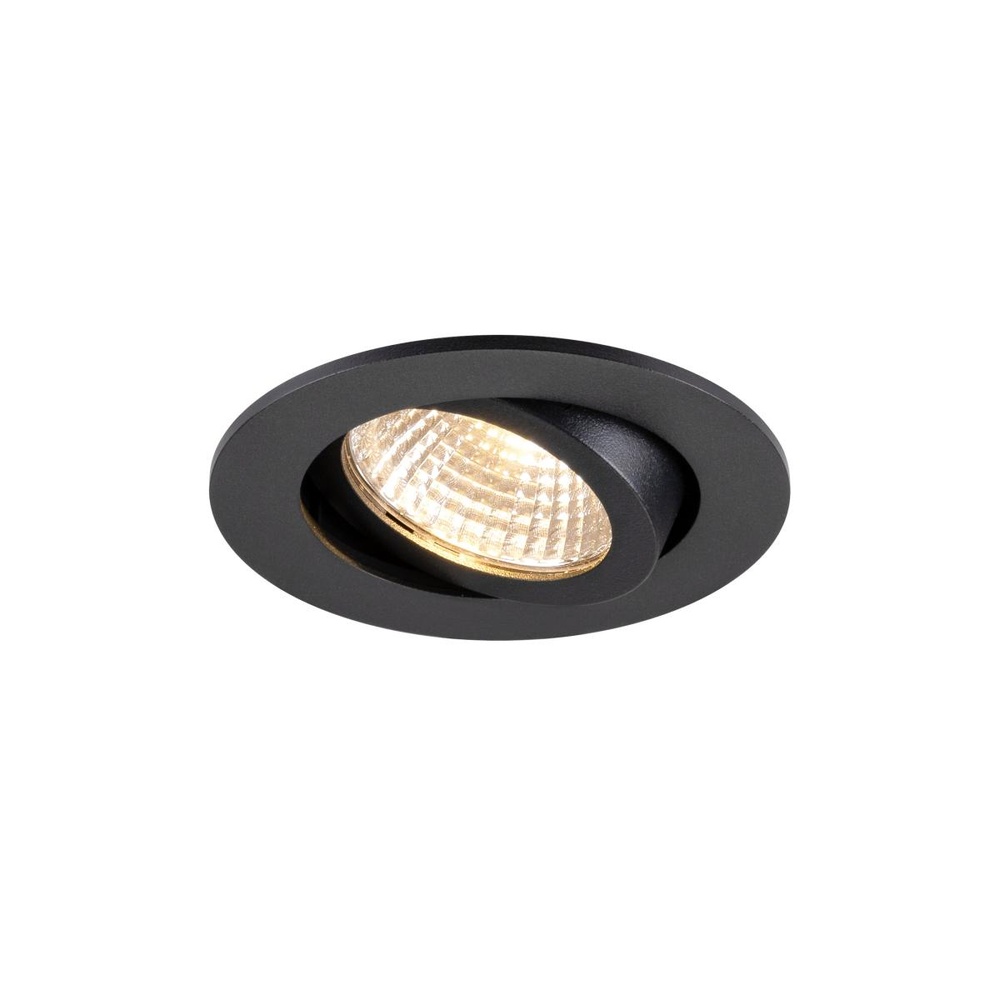 SLV InbouwspotNew Tria 68 airtight 2700K zwart - 1009021