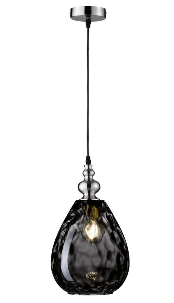 Fischer & Honsel Oosterse hanglampUller met smoke glas - 69564