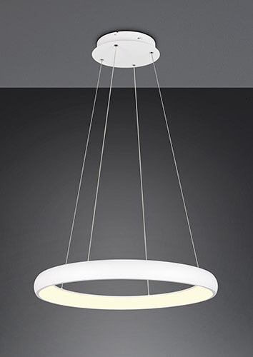 Trio Led hanglamp Cardona wit - Ø 75cm - 349617531