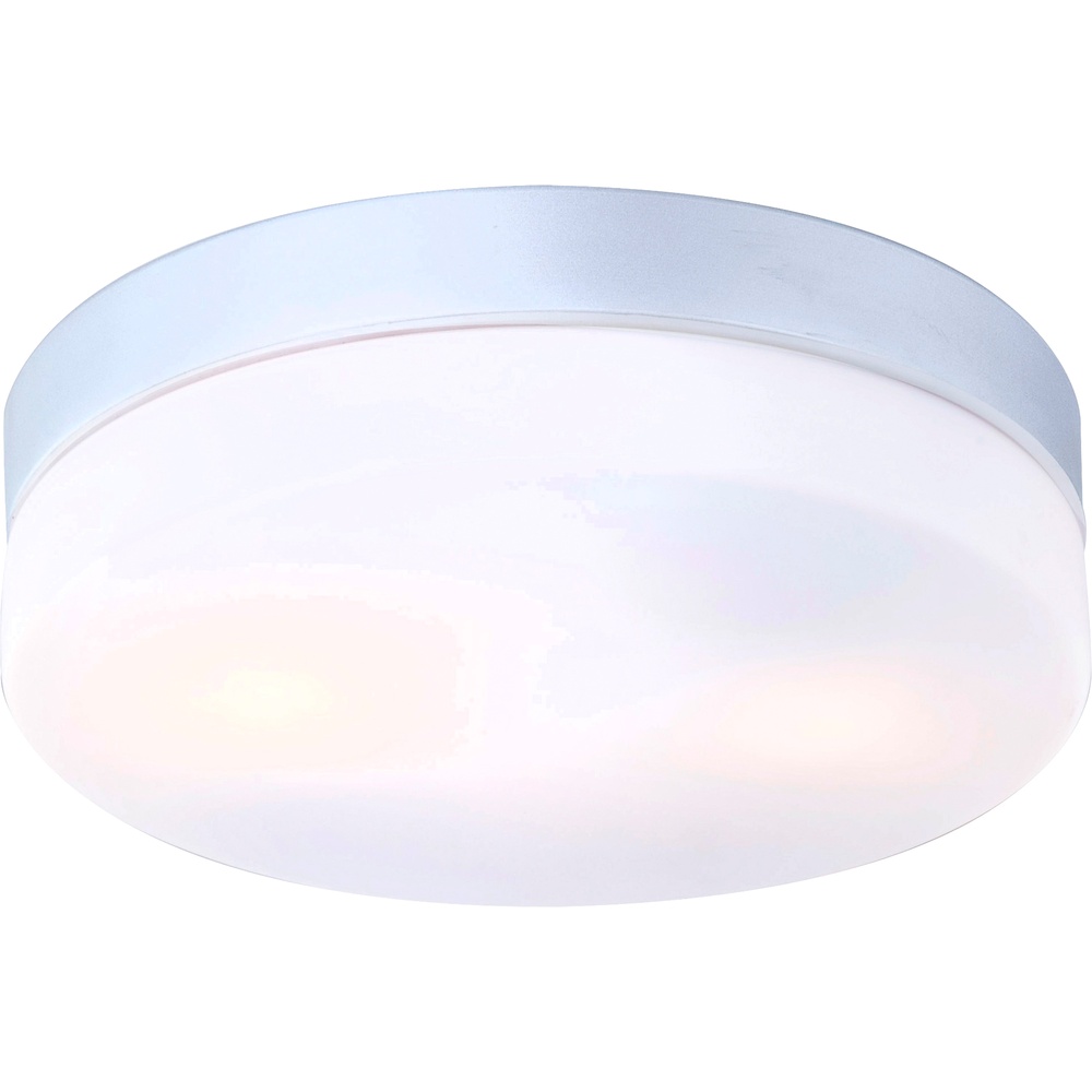 Globo Design plafonniere Vranos zilvergrijs voor buiten Ø 24cm - 32112