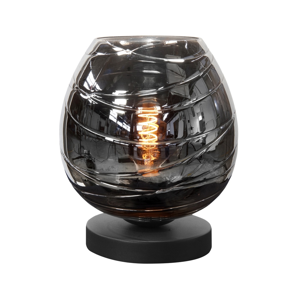 Highlight TafellampFantasy zwart - T1049.01 + G2040.19
