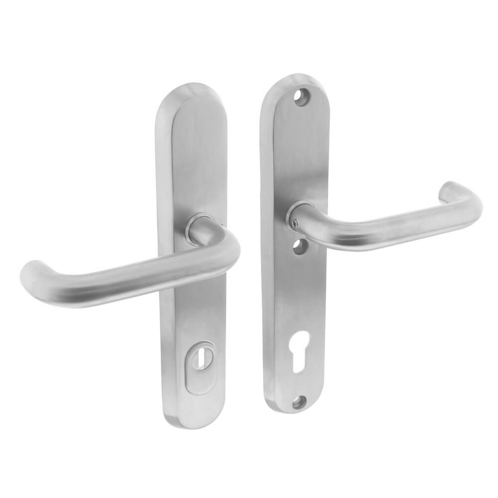 Intersteel AchterdeurbeslagAurano kerntrekbeveiliging ovaal PC 92mm RVS - 0035.378549