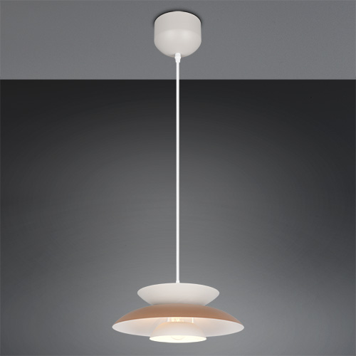 Trio Hanglamp design Amarila mokka bruin Ø 40cm - R36841965