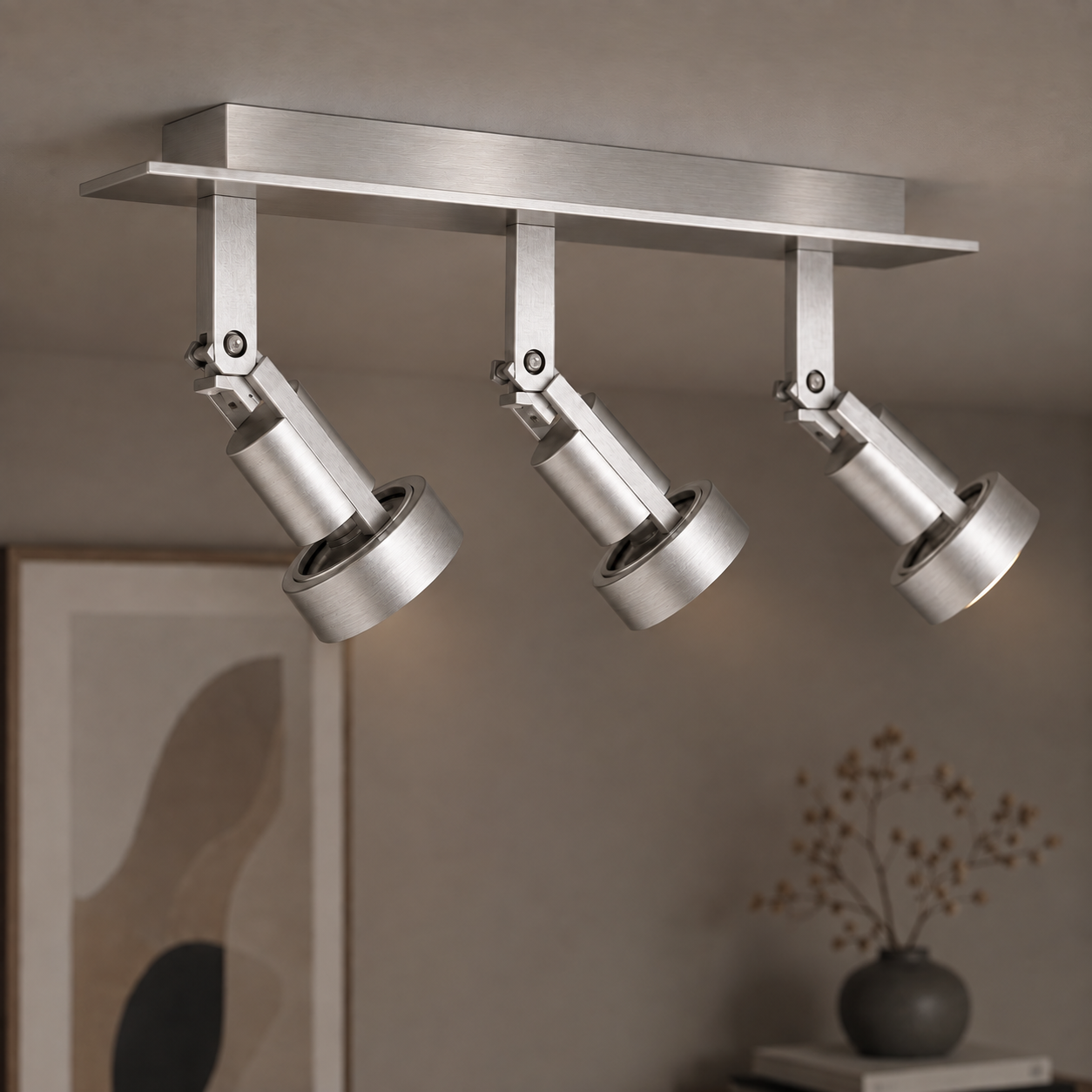 Artdelight 3-lichts opbouwspot Tech - PL TECH3 ALU