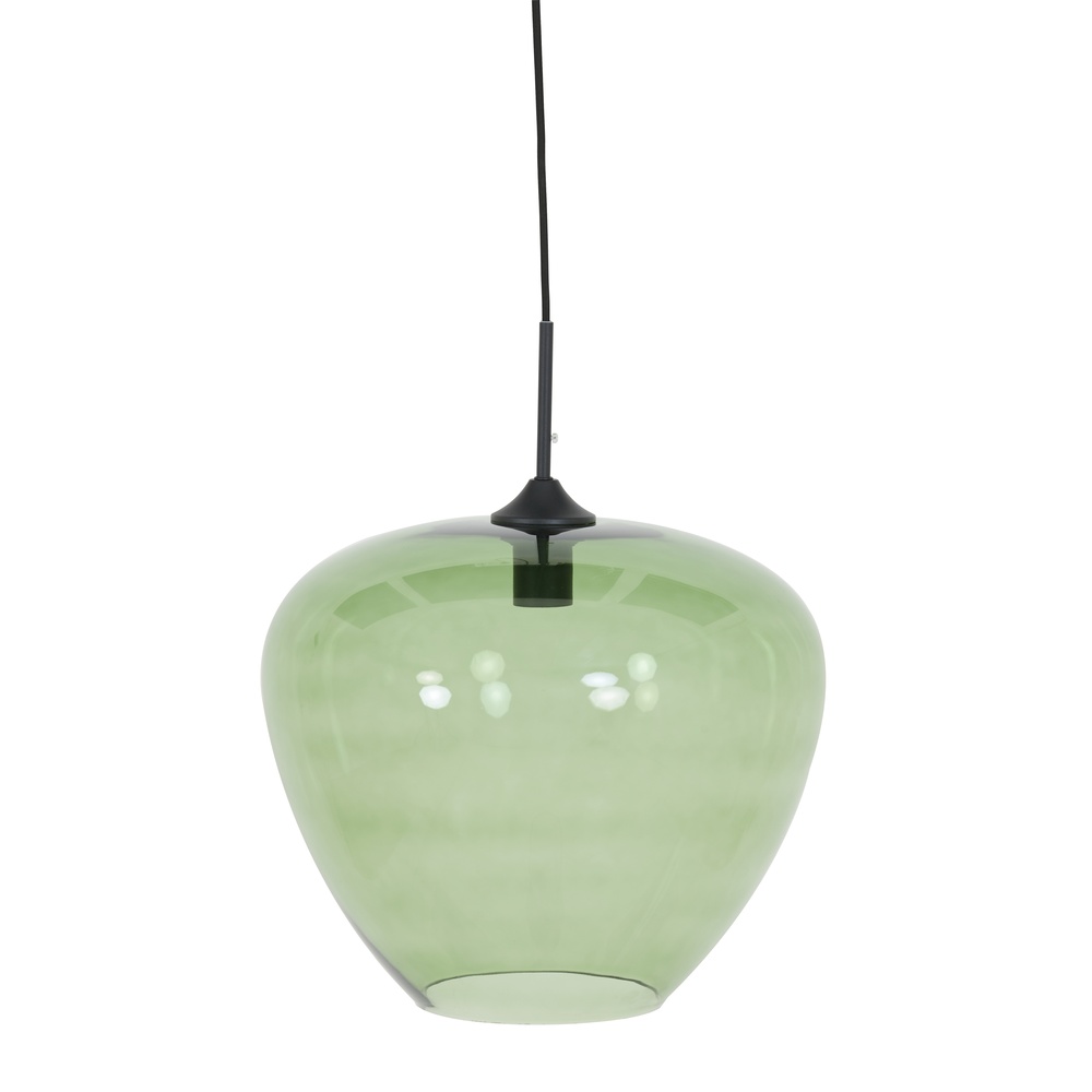 Light & Living Glazen hanglamp Mayson Ø 40cm - groen glas - 2952481