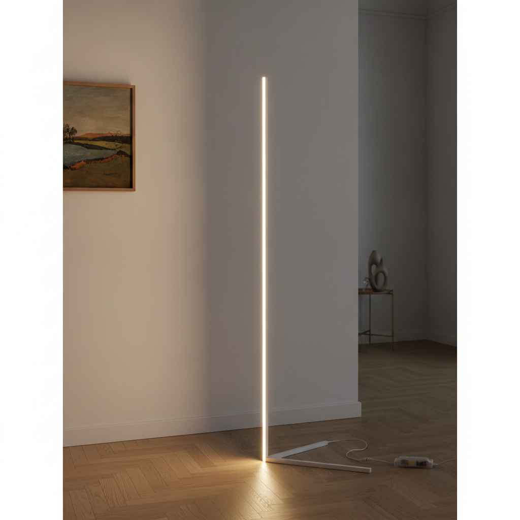 Lyora VloerlampV-Line wit - 110820
