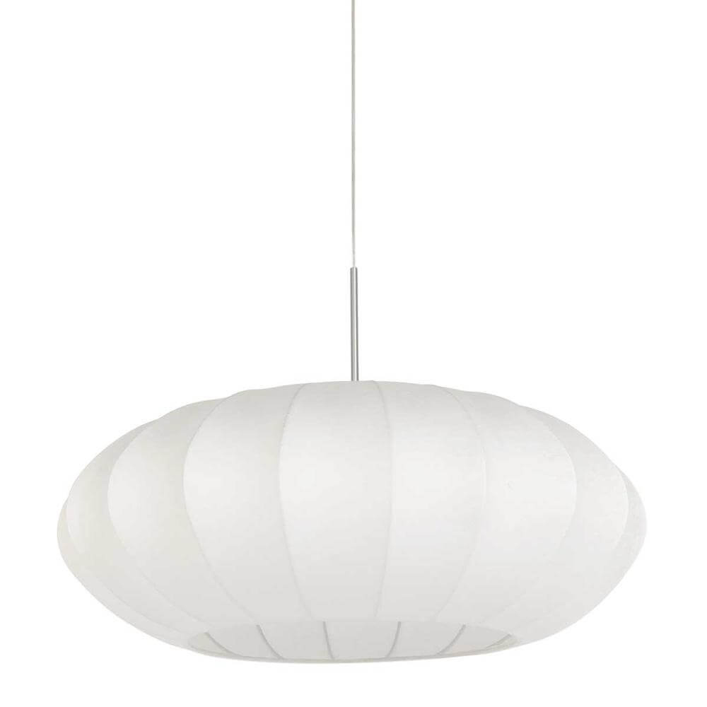 Steinhauer HanglampSparkled Light metaal met witte kap - 3808ST