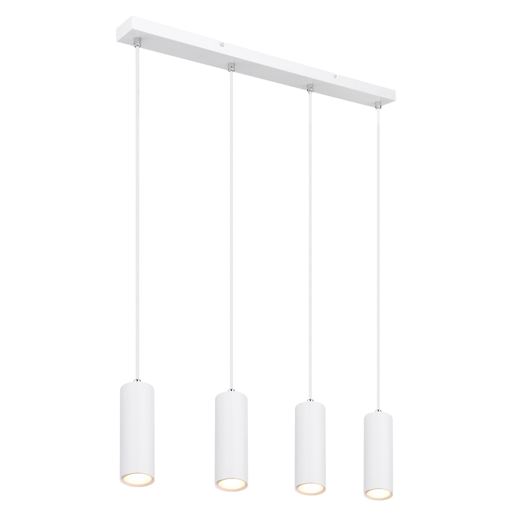 Globo HanglampRobby 4-lichts wit - 57911-4HW