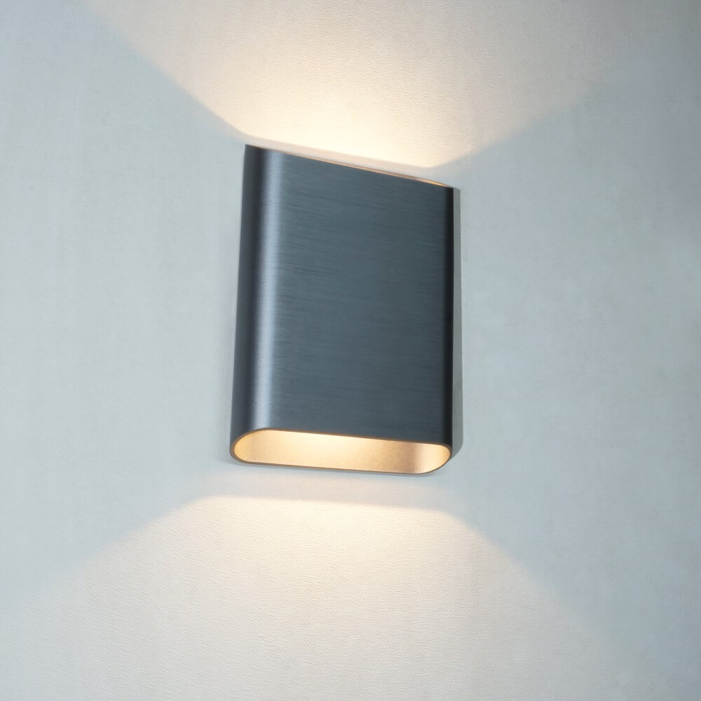 Artdelight WandlampDiaz L Gun metal - WL DIAZ-L GM