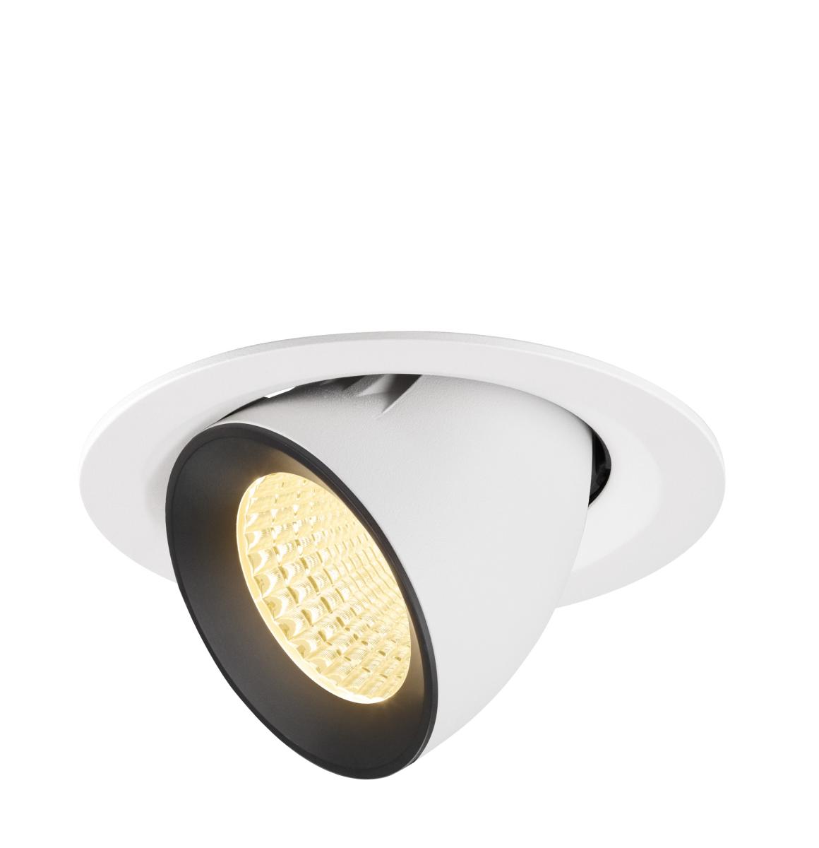 SLV InbouwspotNuminos Gimble M wit/zwart 3000K - 55gr - 1009574