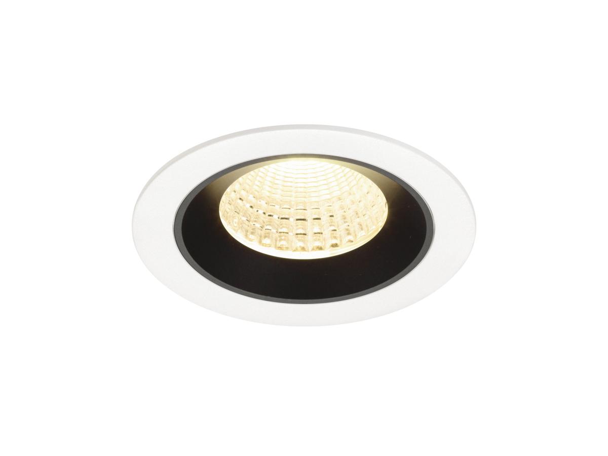 SLV InbouwspotNuminos M wit/zwart 3000K - 55gr - 1009628
