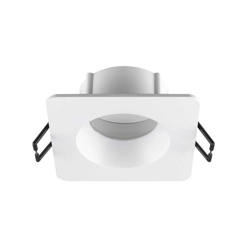 SLV Inbouwring New Tria 68 IP65 vierkant wit - zonder fitting - 1007348