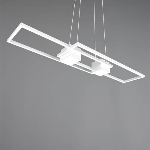 Trio Led hanglamp kantoor Albany wit - 347710431