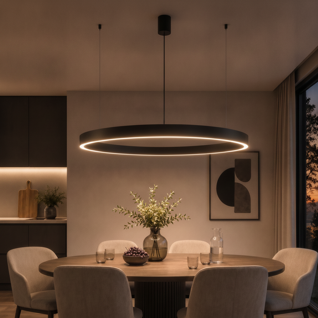 Lyora Hanglamp Motif zwart Ø 100cm 2700-6500K - 110192