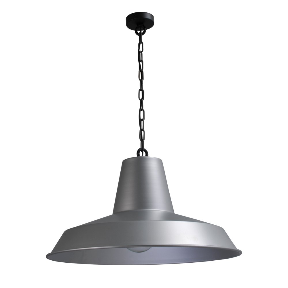 Masterlight Retro hanglamp Prato XXL Industria 67 grijs met zwart - 2015-37-37-K