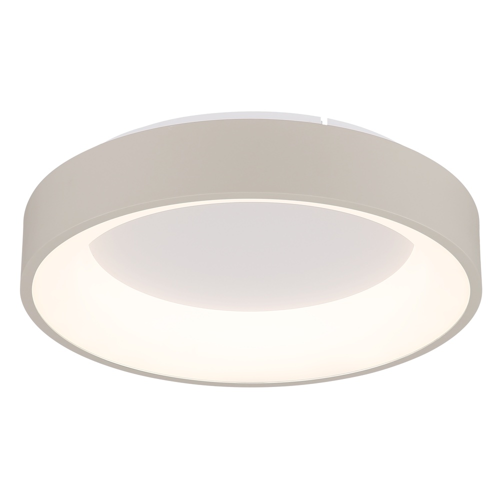 Globo Moderne plafondlamp Gallegos zand bruin Ø 38cm - 48487-36