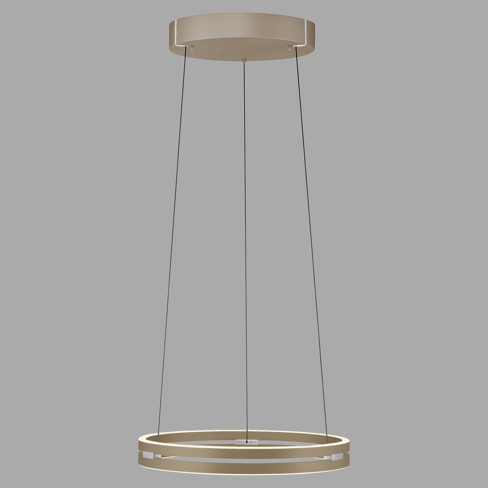 Paul Neuhaus Kantoor hanglampPure E-Loop bronce - Ø 50cm - 2550-97