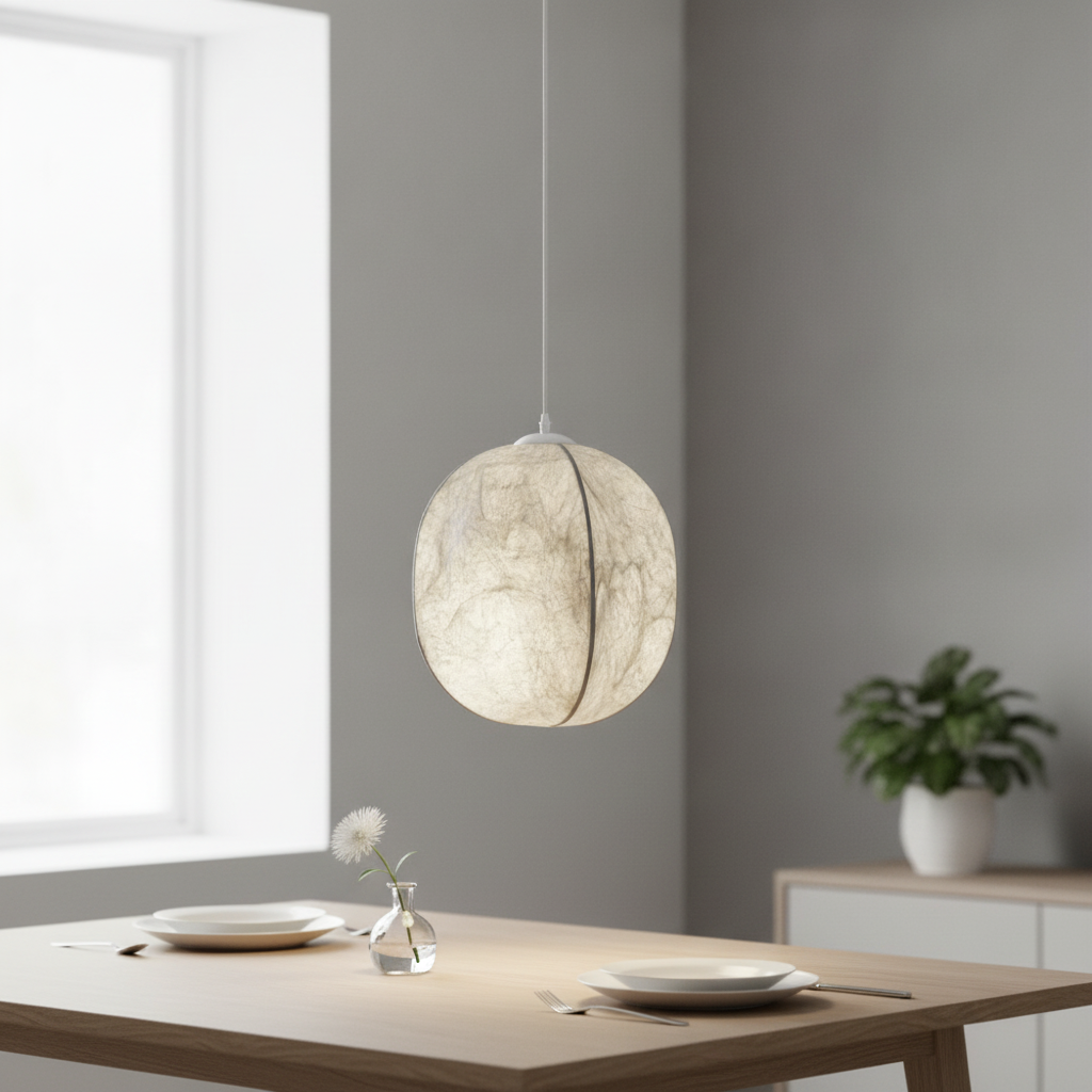 Lyora Witte hanglampPierida Ø 42cm - 110852
