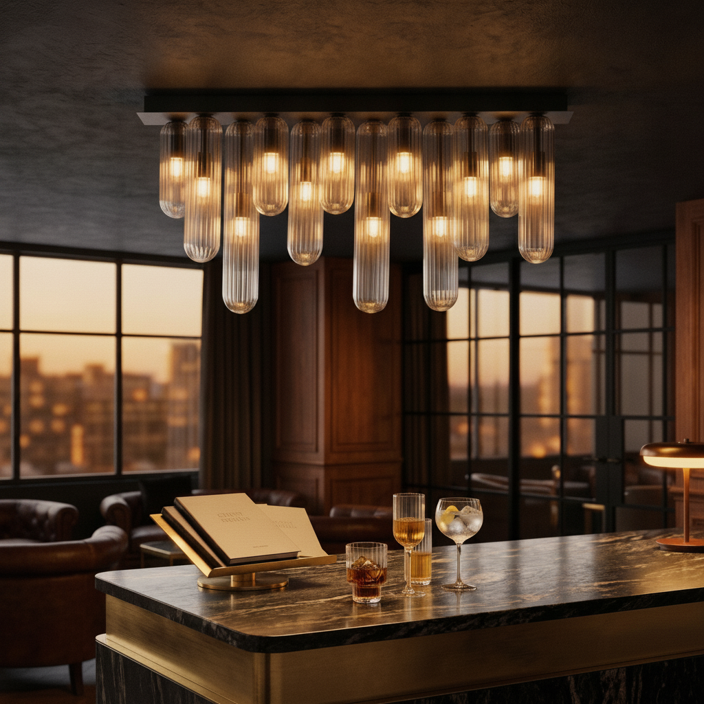 Lyora Design plafondlampGustave zwart 12-lichts - 110683