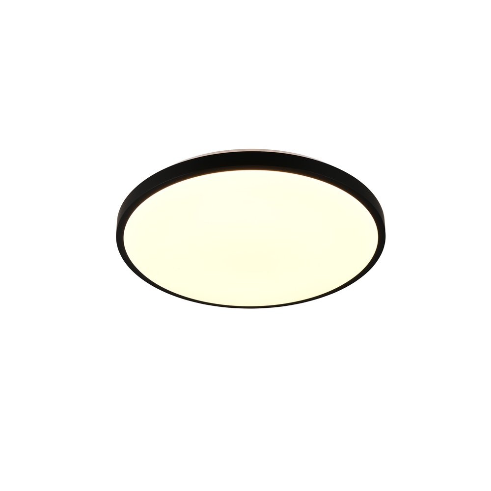 Trio Plafonniere Slope zwart Ø 48,5cm - R63771932