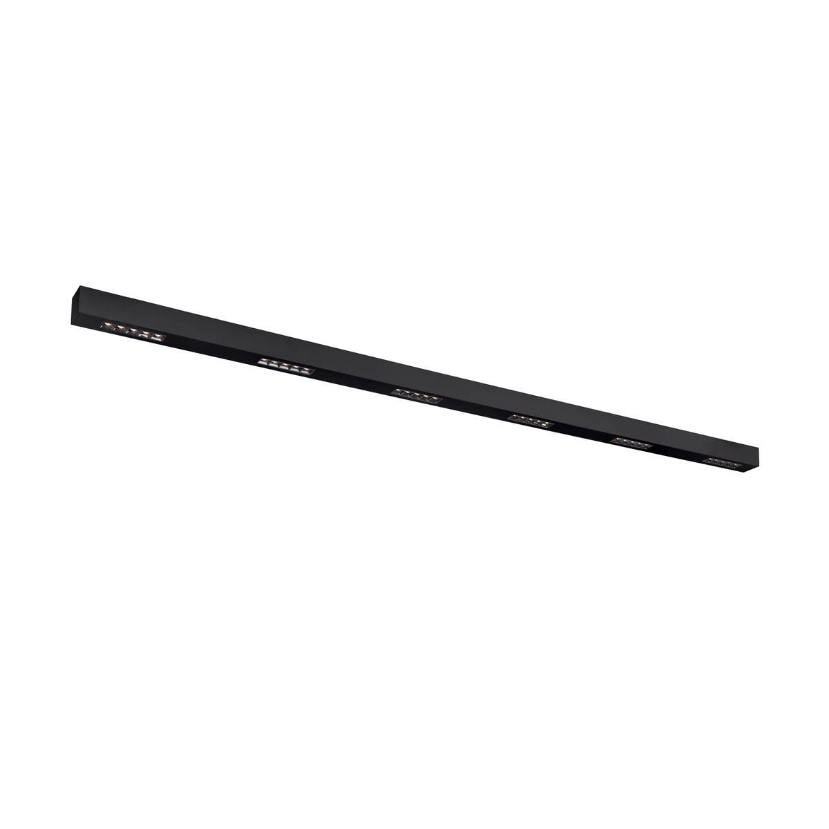 SLV PlafondlampQ-Line 200cm - 3000K zwart - 1000692