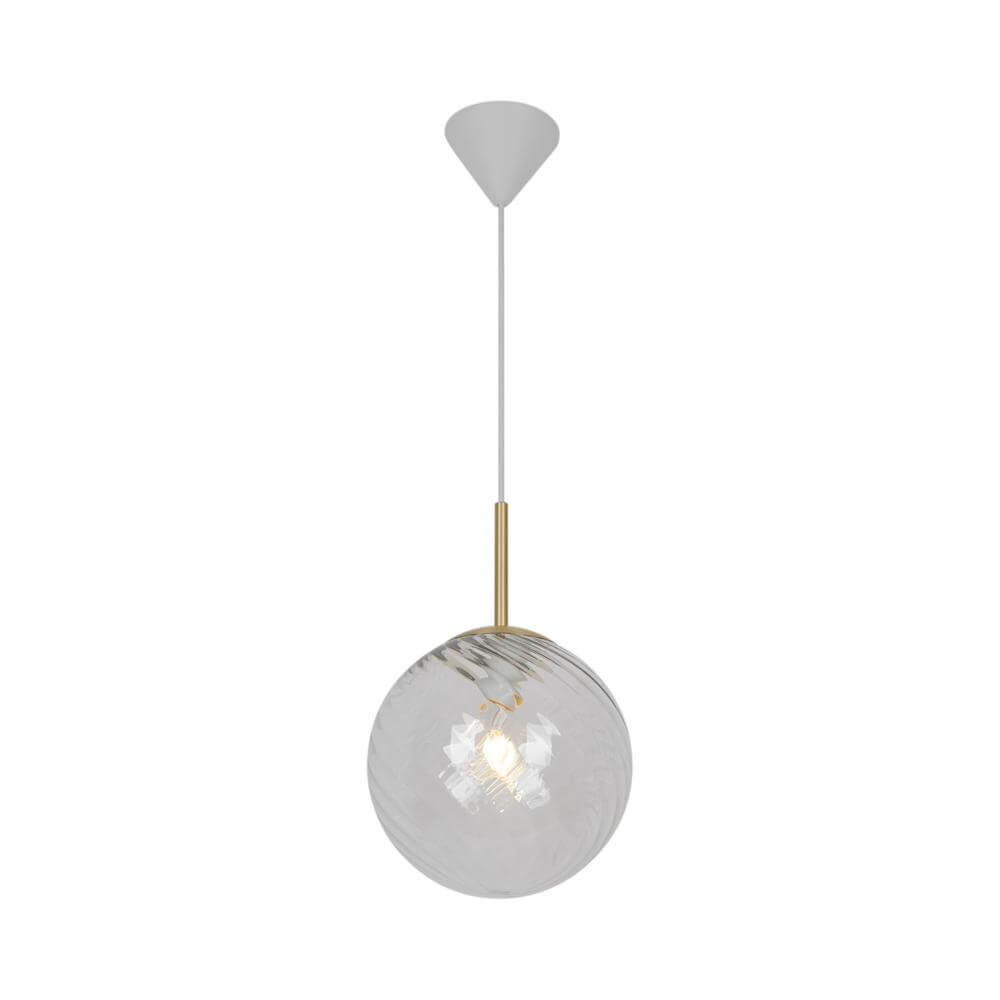 Nordlux Glazen hanglampChisell messing Ø 25cm - 2312073035