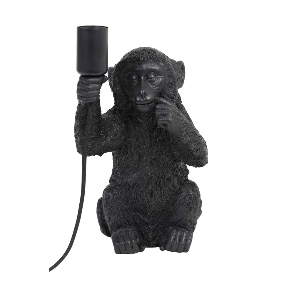 Light & Living Tafellamp aapje Monkey zwart - 1851620