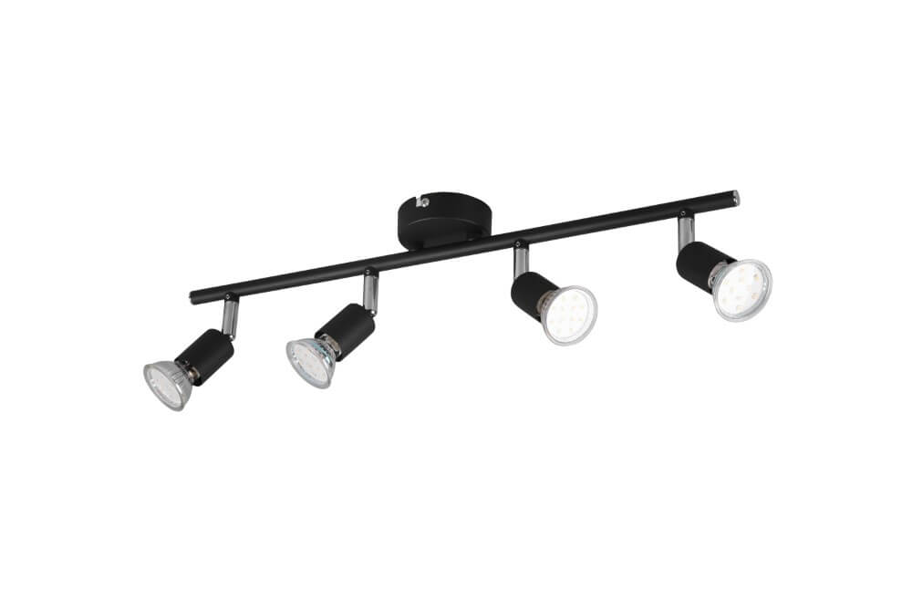 Trio SpotParis 4-lichts zwart - R80914032