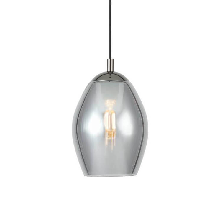 Stars of Light Smoke glazen hanglamp Estanys Ø 19cm - 39564