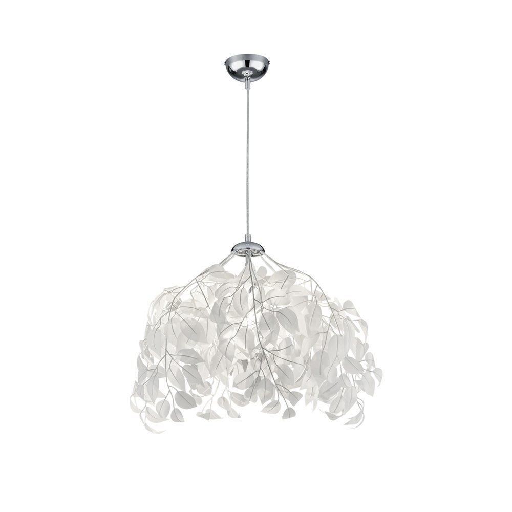 Trio Hanglamp met blaadjesLeavy 38cm grijstint - R10461901
