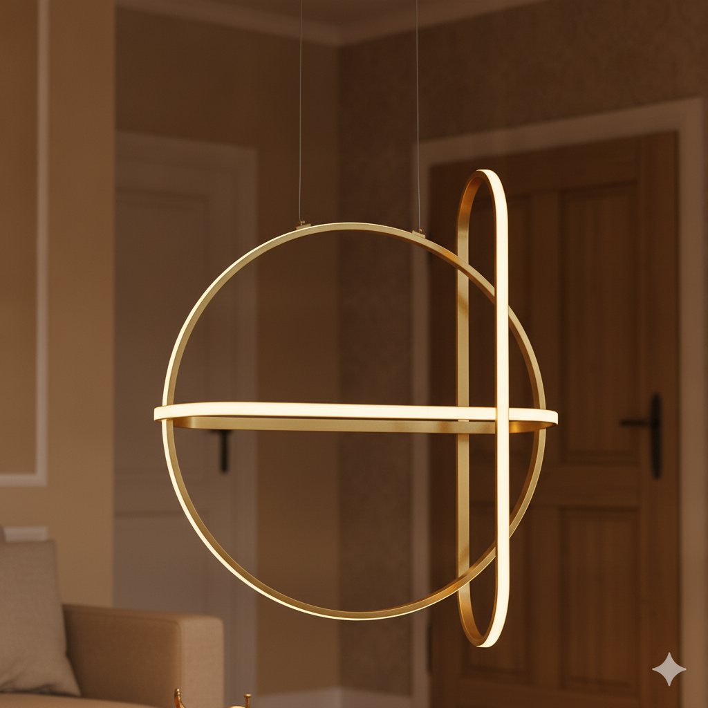 Lyora Design hanglamp Arte goud rond - 110161