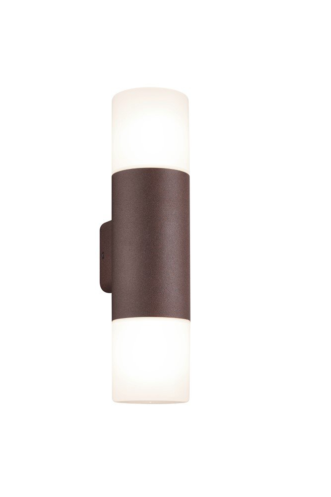 Trio Wand lampHoosic 2-lichts 33cm bruin - 222260224