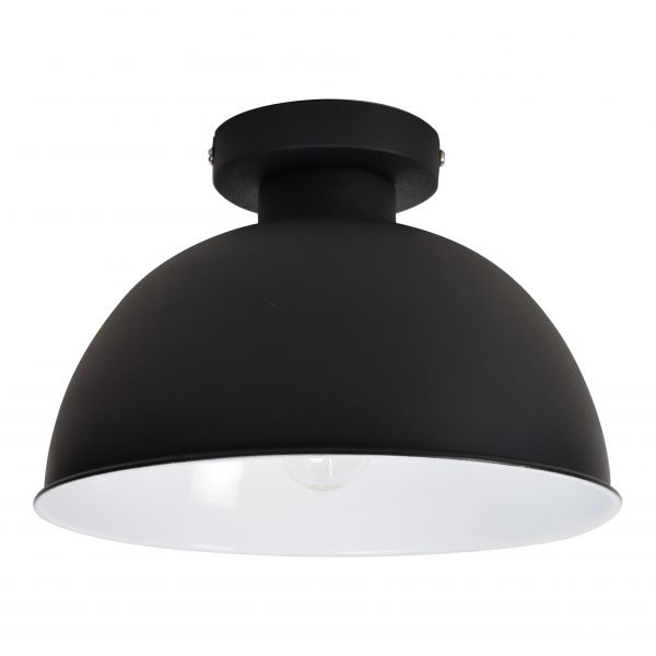 Urban Interiors Stoere plafondlampIndustrial 30cm vintage zwart - AI-SL-216-VB