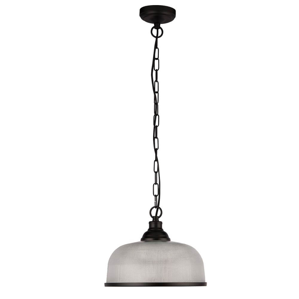 Searchlight Klassieke hanglamp Highworth zwart - 1682BK