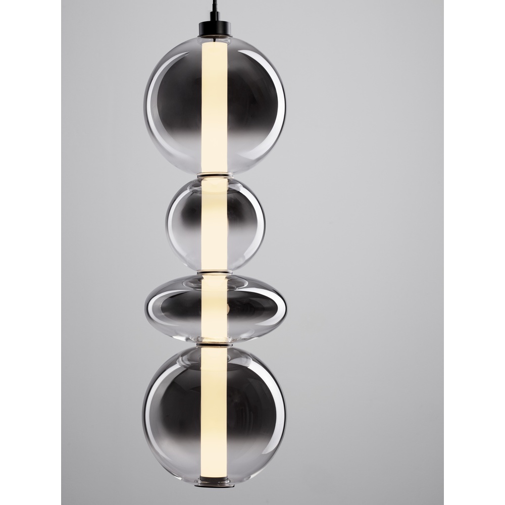 Lyora HanglampBally smoke glas 62cm - 9030556