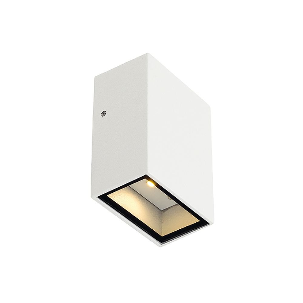 SLV Vierkante downlighter Quad 1 8,7cm wit - 232461